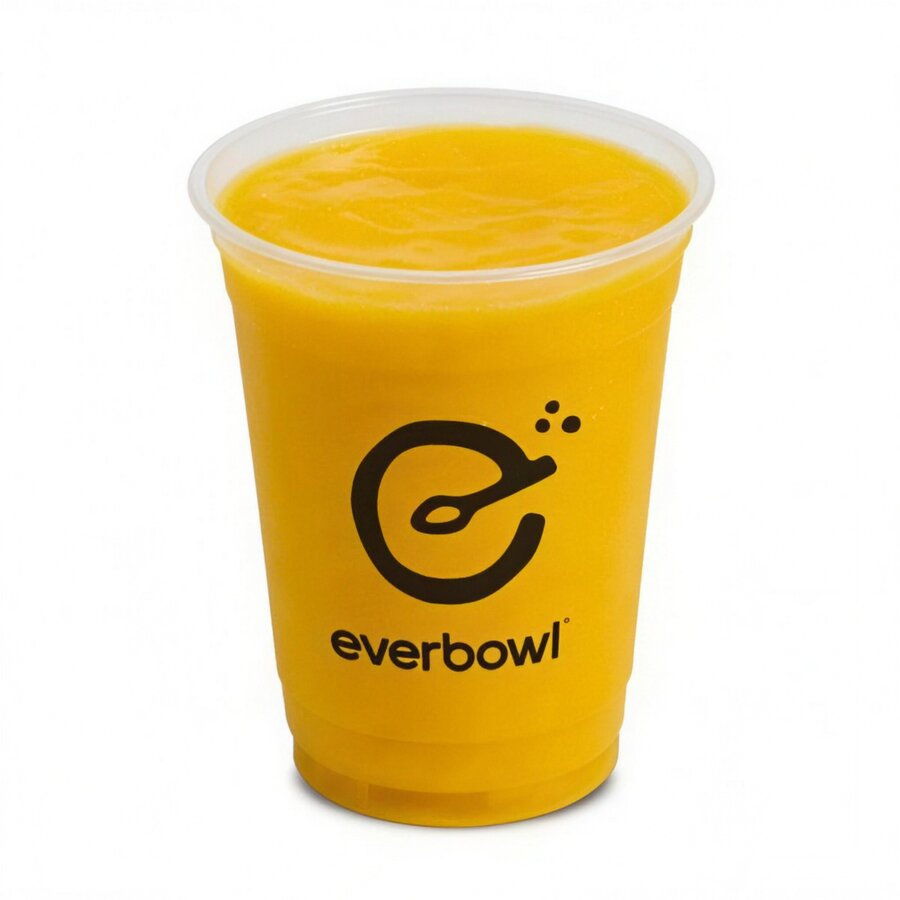 Glow Up smoothie in a branded Everbowl cup